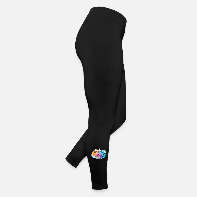 Citation d’aquarelle « Soyez réaliste », pas parfaite Legging en jersey Femme