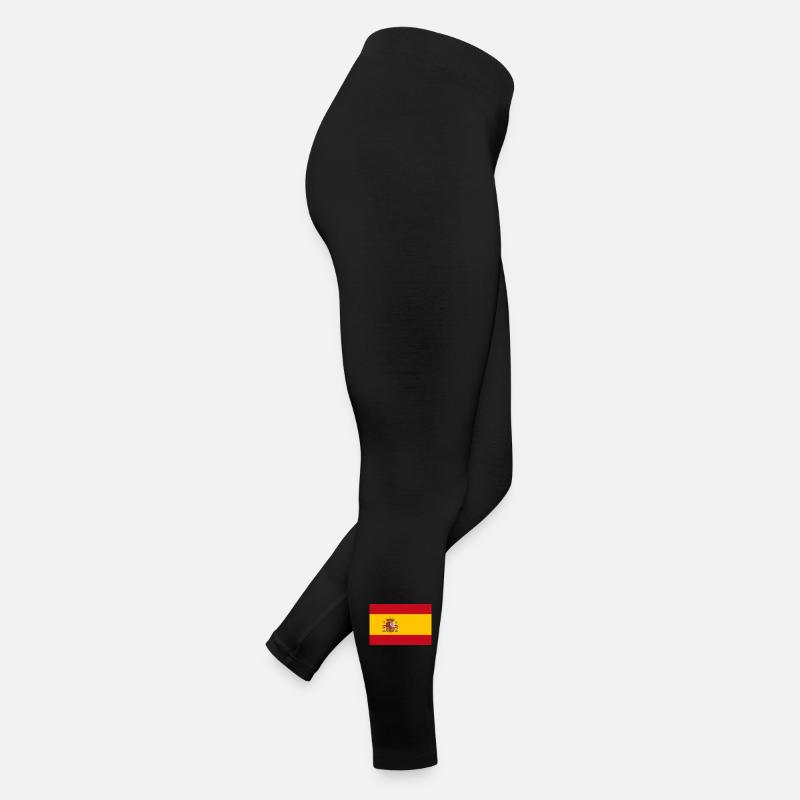 Spanien - Frauen Jersey Leggings - Schwarz