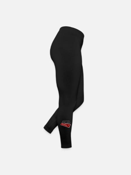 Définir le graphique sarcastique drôle normal - Legging en jersey Femme - noir - Droite