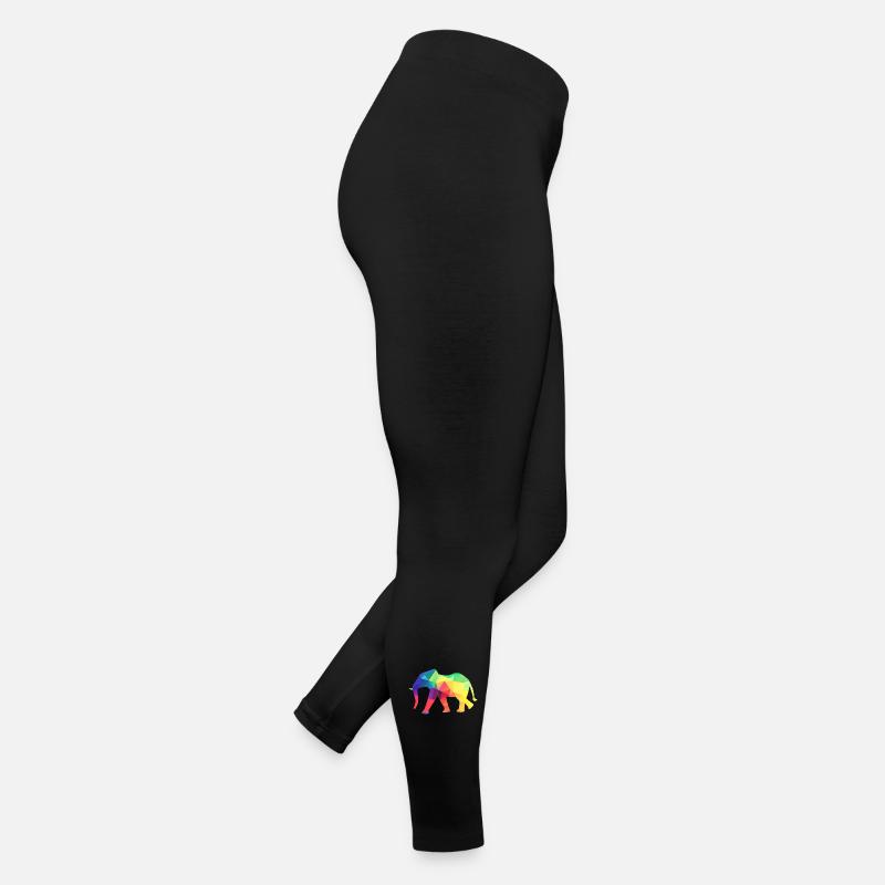 Colourful elephant Women’s Jersey Leggings