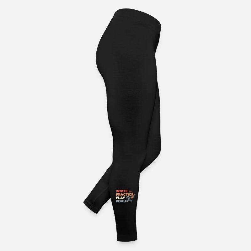 Ukulele Zitat Retro Stil Frauen Jersey Leggings