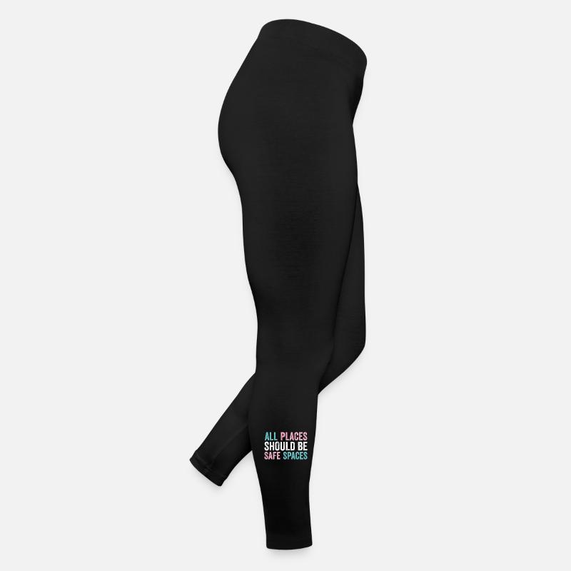 LGBTQ Pride Month - All Places Should Be Safe Spac Women’s Jersey Leggings