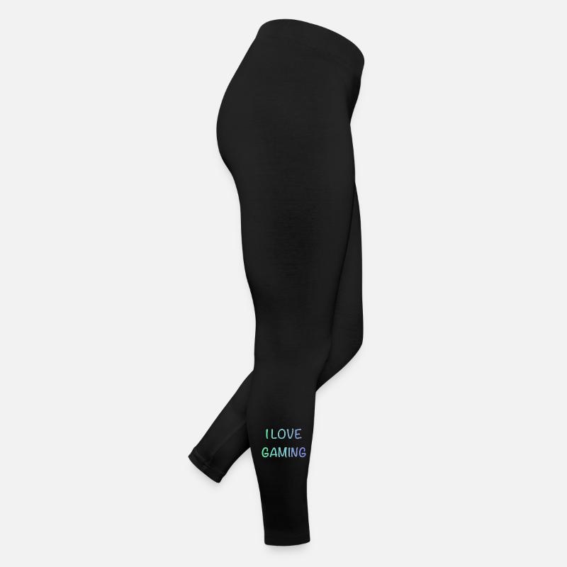I Love Gaming - Women’s Jersey Leggings - black