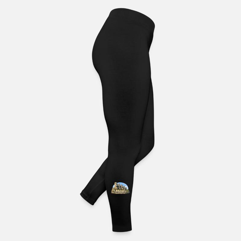 Graphique de l’île Moai Images Legging en jersey Femme