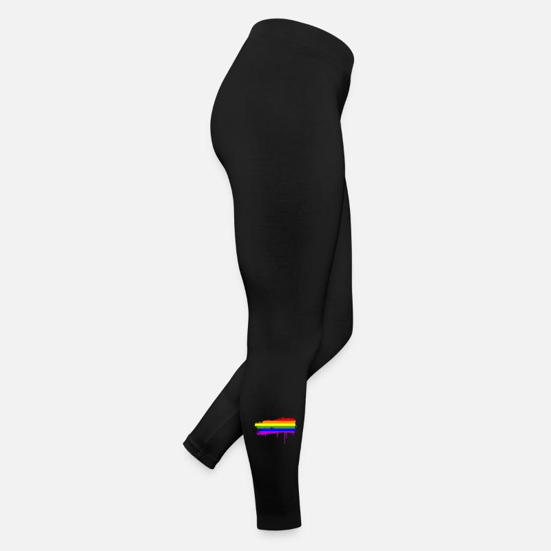 Rainbow Flag Graffiti Women’s Jersey Leggings