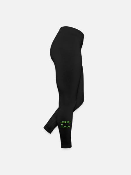 MAÎTRE. MERCI. MERCI MAÎTRE. CADEAU MAÎTRE - Legging en jersey Femme - noir - Droite