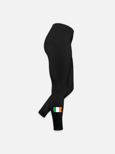 Dutch Flag Brush Strokes - Women’s Jersey Leggings - black - Right
