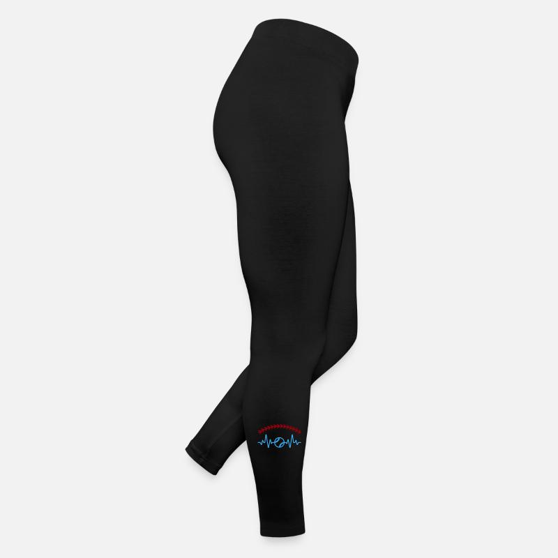 Heartbeat Baseball Legging en jersey Femme