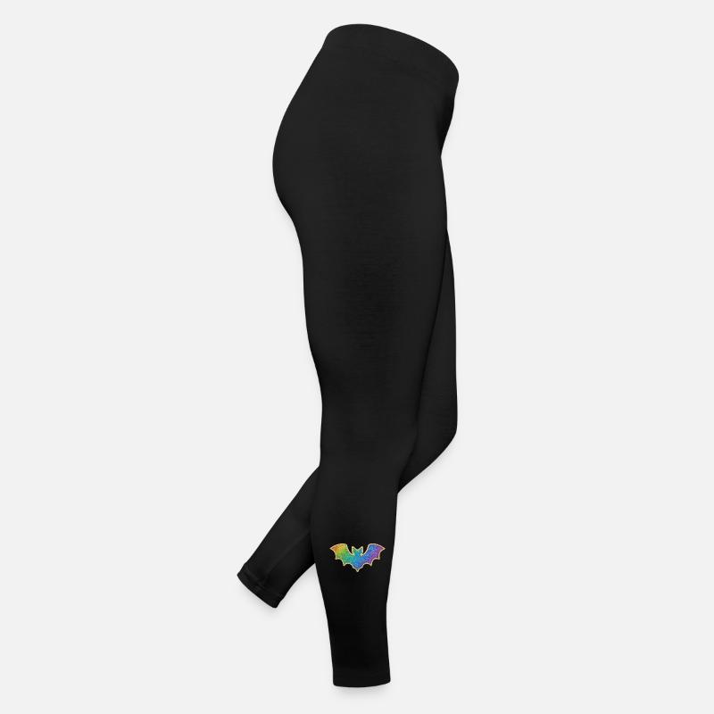 Rainbow Bat Glitter Women’s Jersey Leggings