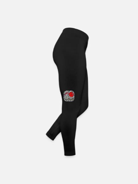 TED ROXX - Club WoW - Frauen Jersey Leggings - Schwarz - Rechts