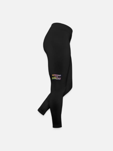 La maternité est mon ministère - Legging en jersey Femme - noir - Droite