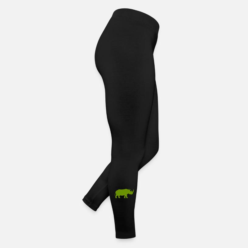 Silhouette de rhinocéros Legging en jersey Femme