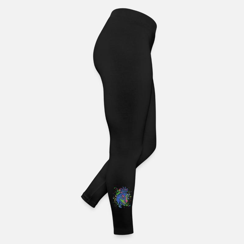 Native Americans Kokopelli - Colorfully Splashes 1 Women’s Jersey Leggings