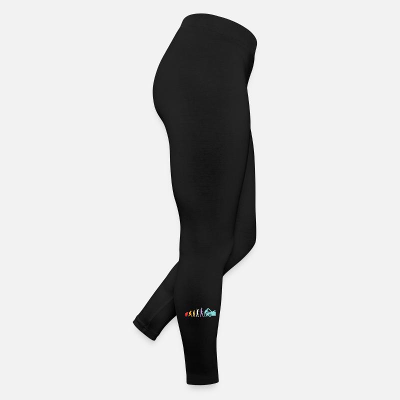 Évolution Mécanicien Humour Mécano Garage Legging en jersey Femme