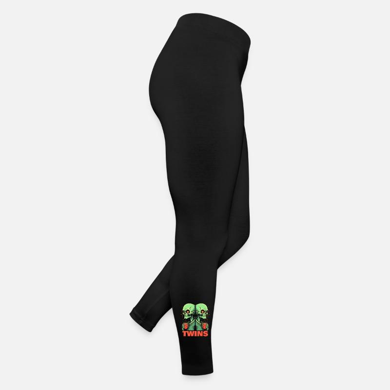 Zwillinge, Skelette von Zwillingsbrüdern Frauen Jersey Leggings