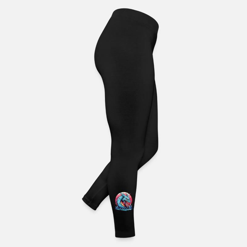 Courroux du dragon beignet glacé Legging en jersey Femme