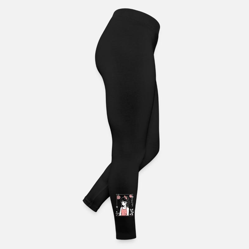 Fille de fleur japonaise Legging en jersey Femme