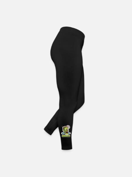 Zombie Football, Goal! - Women’s Jersey Leggings - black - Right