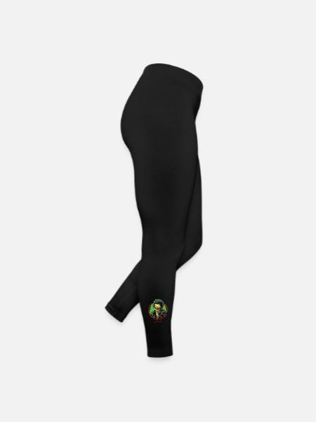 Emblèmes du genre zombie d’horreur - Legging en jersey Femme - noir - Droite