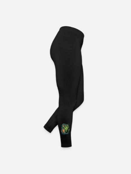 Die Verlies Zombie Hand - Frauen Jersey Leggings - Schwarz - Rechts