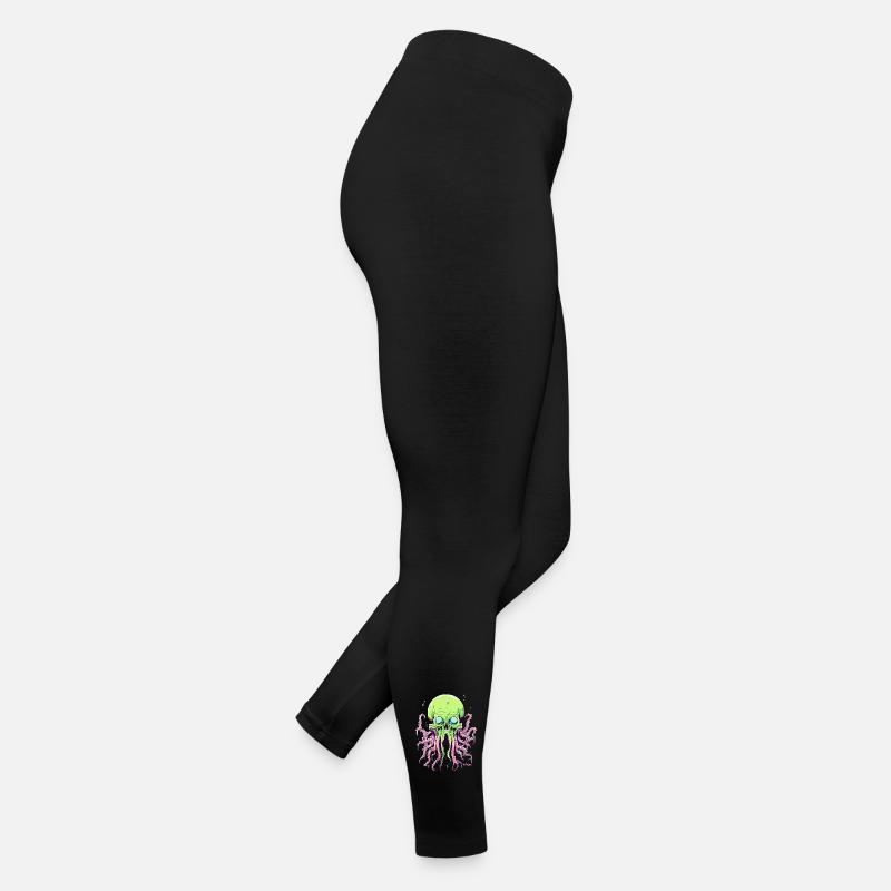 Der supercoole Oktopus Totenkopf Frauen Jersey Leggings