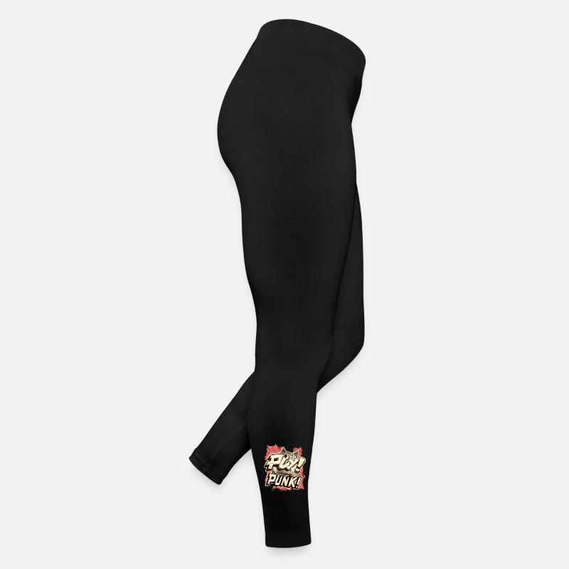 Cochon punk de dessin animé Legging en jersey Femme