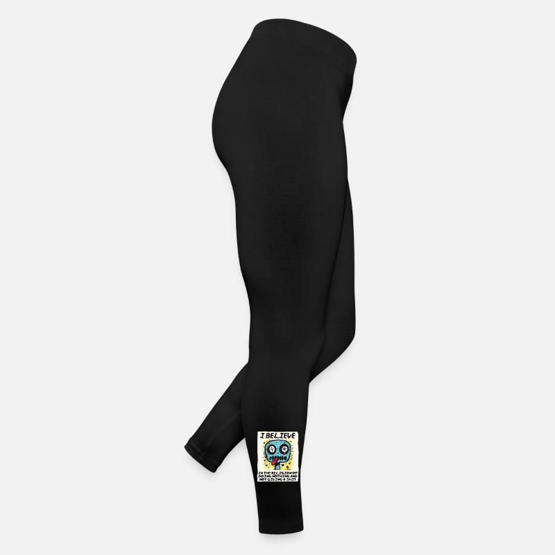 Religiöser Gläubiger im Nichtstun Frauen Jersey Leggings