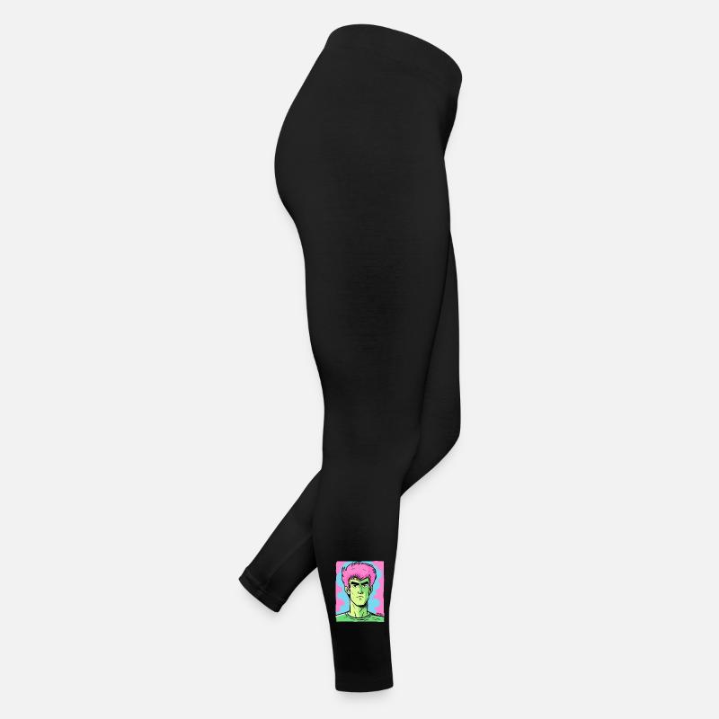 Bright Colors: Lee the Karate Bruce Women’s Jersey Leggings