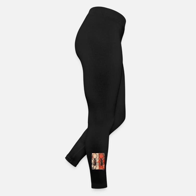 Zwillinge der Dicken Hirschkäfer Frauen Jersey Leggings