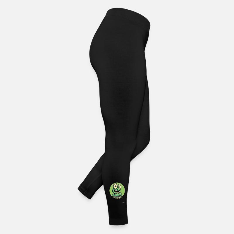 Funny Rookie des Jahres: Cartoon-Wurm Frauen Jersey Leggings