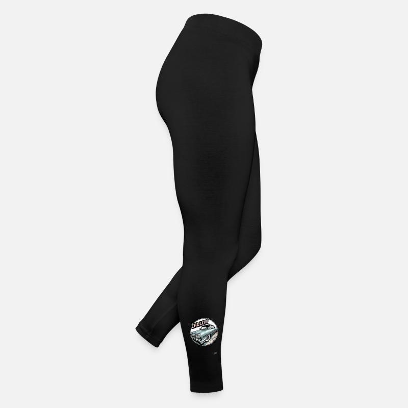 Cholow Klassiker: Oldtimer Lowrider-Auto Frauen Jersey Leggings