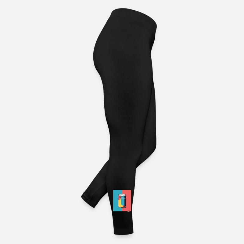 Du pop art et une boîte colorée Legging en jersey Femme