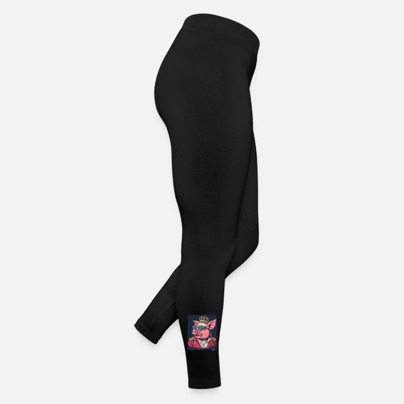 The Cool Pig King : Roi des Cochons Legging en jersey Femme