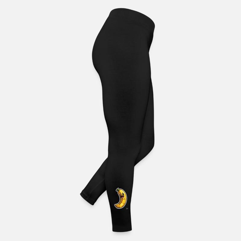 Funny Pixel Banana Women’s Jersey Leggings