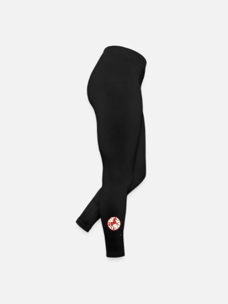 Solcialisme Propagande Cheval - Legging en jersey Femme - noir - Droite