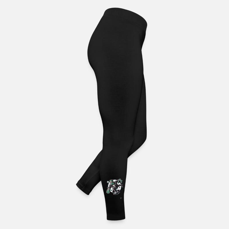 Le Cyclope Vert Monstre Zombie Mort-vivant Legging en jersey Femme