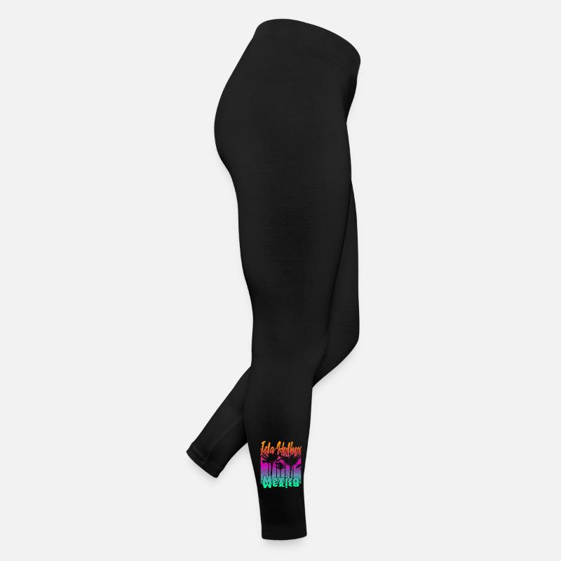Isla Holbox Mexico Frauen Jersey Leggings
