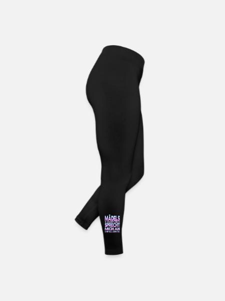 Ich bin Schüchtern - Frauen Jersey Leggings - Schwarz - Rechts