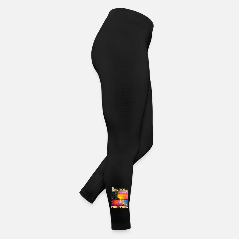 Boracay Philippines Coucher de soleil Legging en jersey Femme