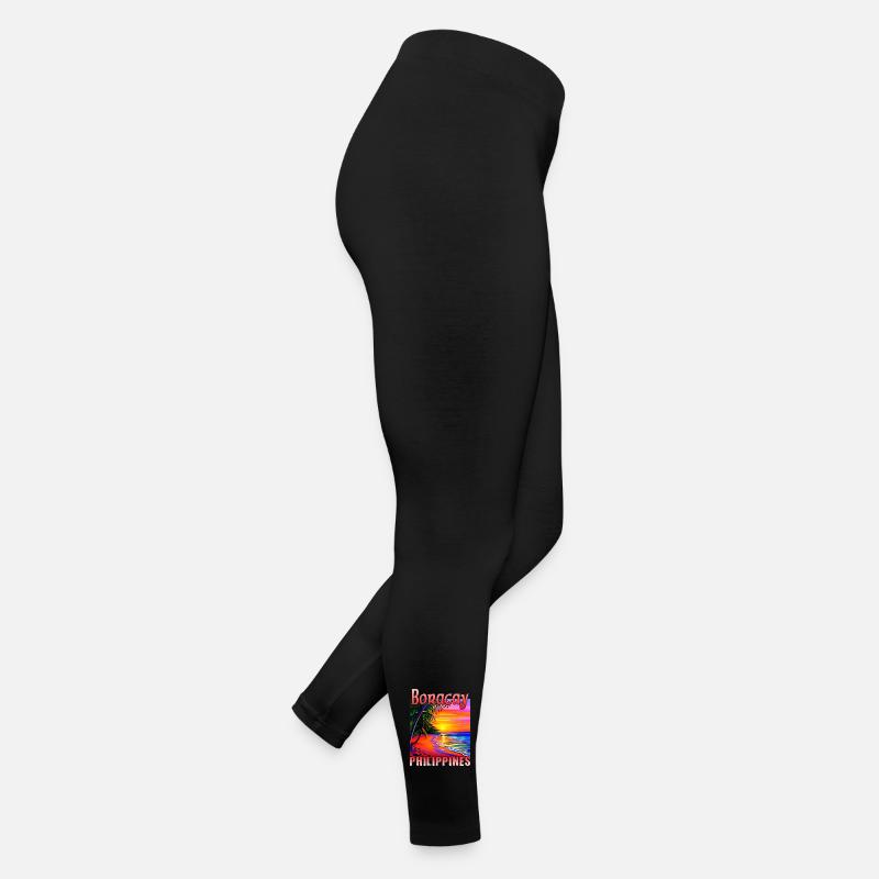 Boracay Philippines Coucher de soleil Legging en jersey Femme