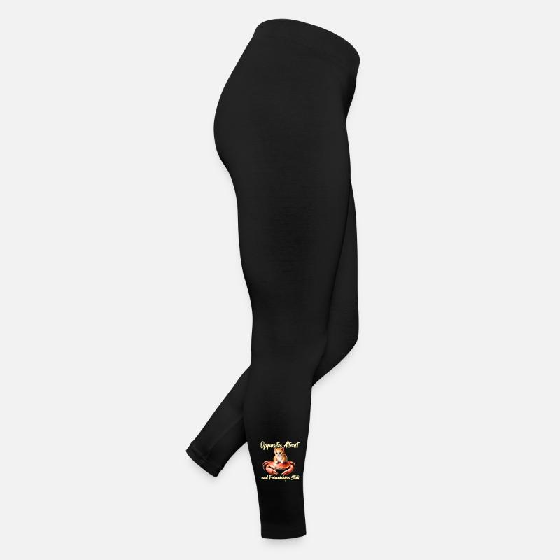 Chat sur un crabe - amitié Legging en jersey Femme