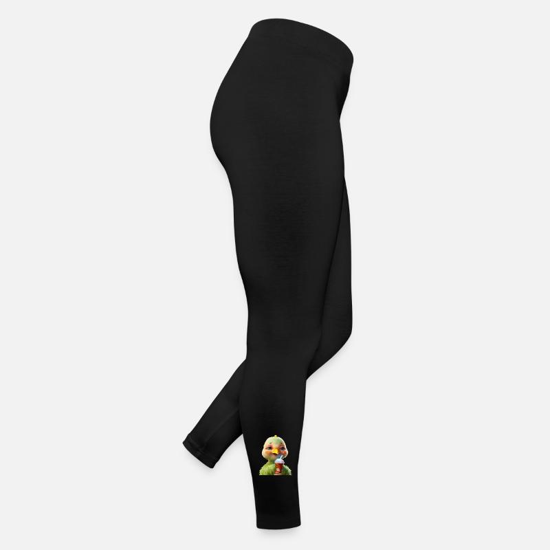 Poulet mignon avec boisson gazeuse Legging en jersey Femme