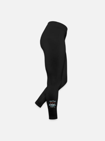 Daniel - Keine Panik. Alles wird gut - Frauen Jersey Leggings - Schwarz - Rechts