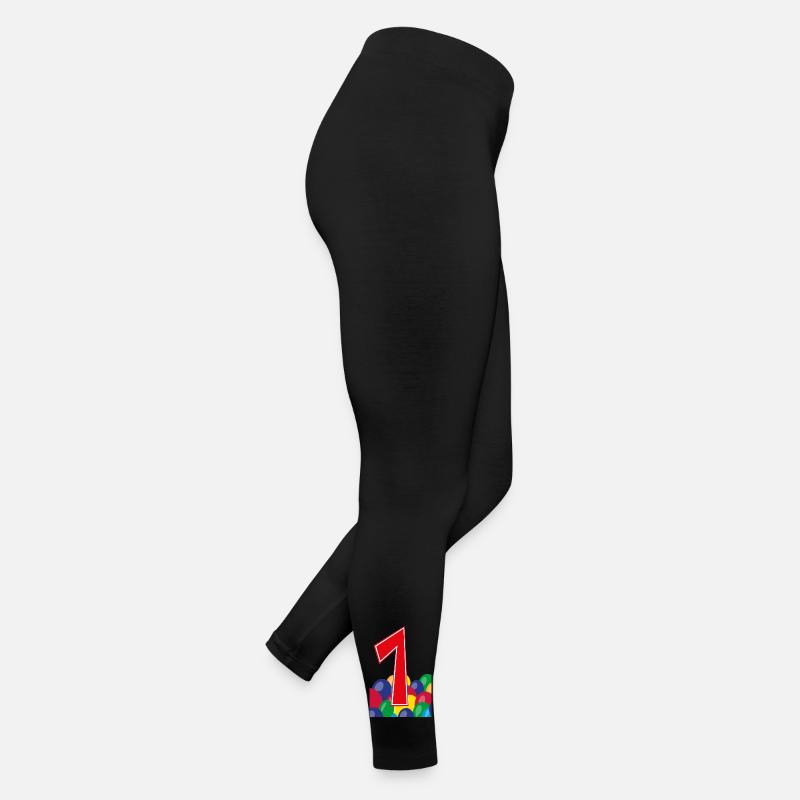 1 / Coole eins mit Luftballons zum Geburtstag. Frauen Jersey Leggings