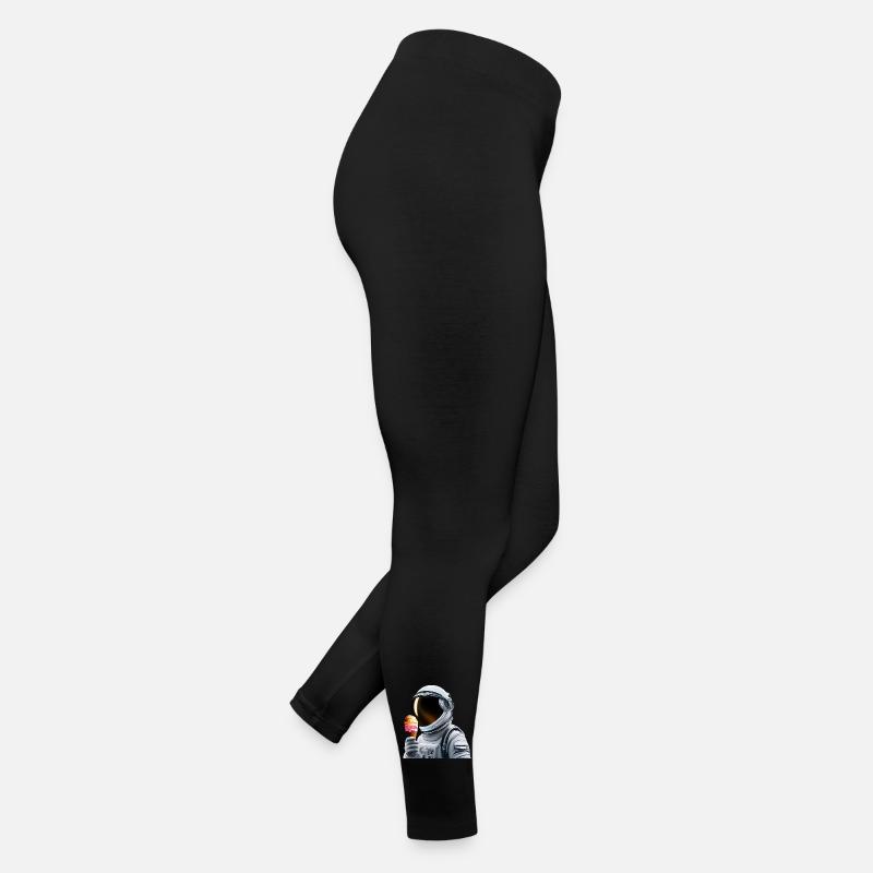 Astronaute de la crème glacée gaufre Legging en jersey Femme