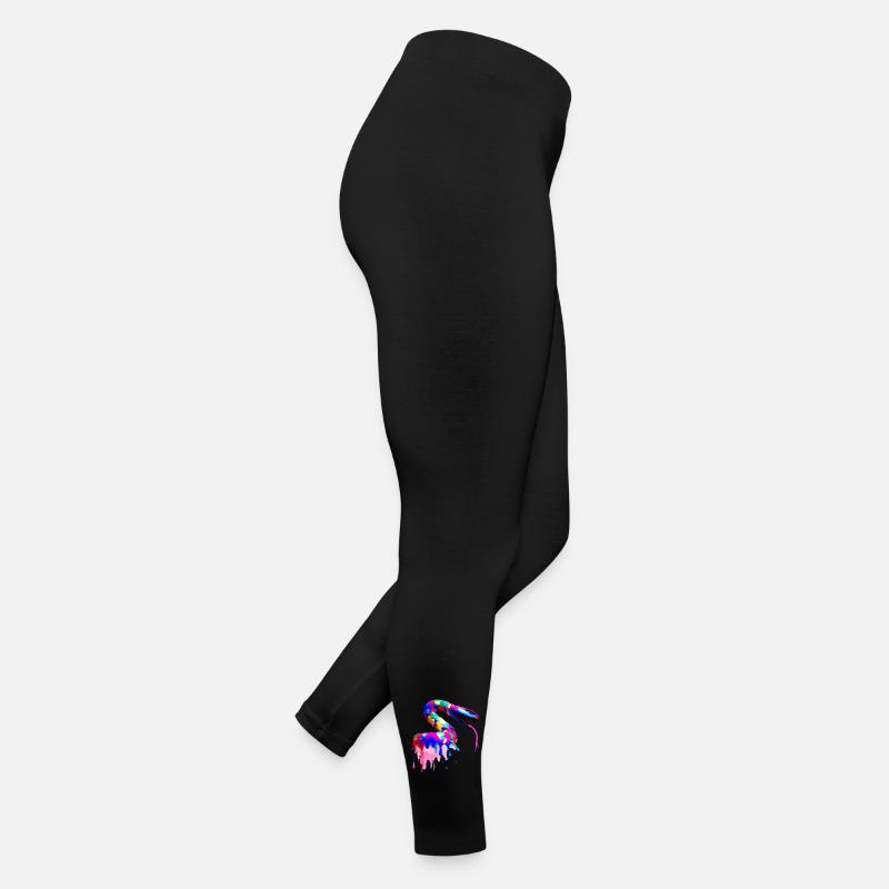 Farbverläufe in der Schlange Frauen Jersey Leggings