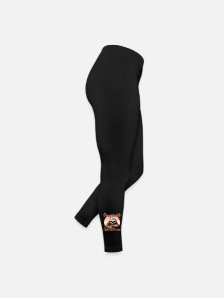 Paresseux sinistre - Legging en jersey Femme - noir - Droite