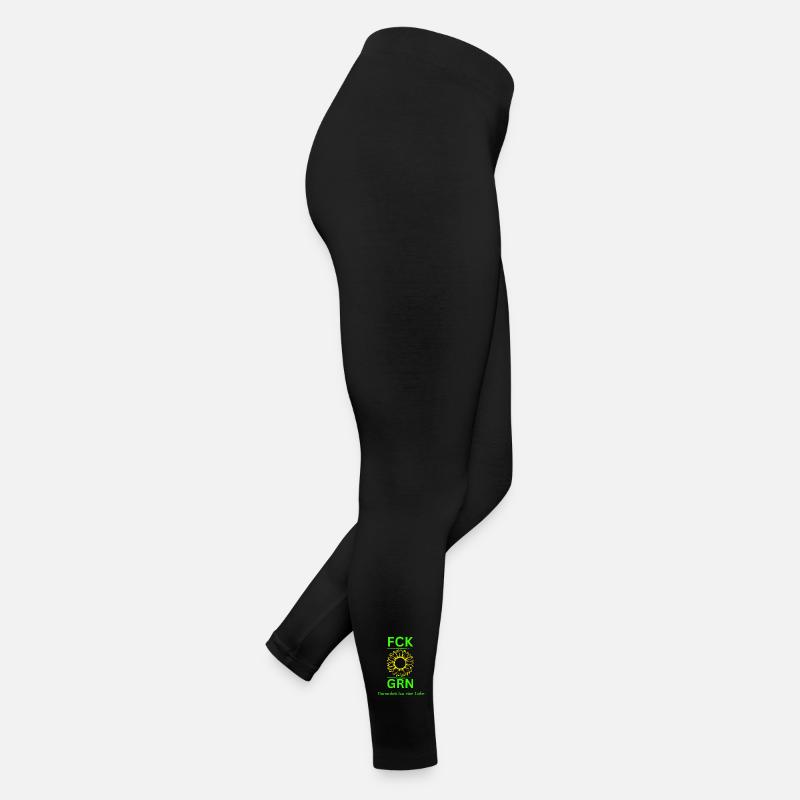 FCK GRN-Anti Green stupidité a une couleur Legging en jersey Femme