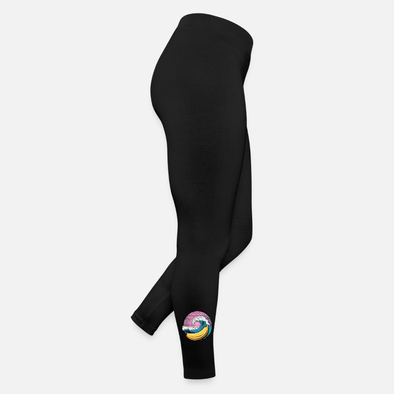 Surfing Banana Sunset Women’s Jersey Leggings