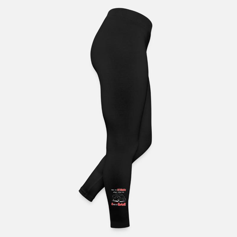 Camping Van Motorhome Saying + Motif Women’s Jersey Leggings